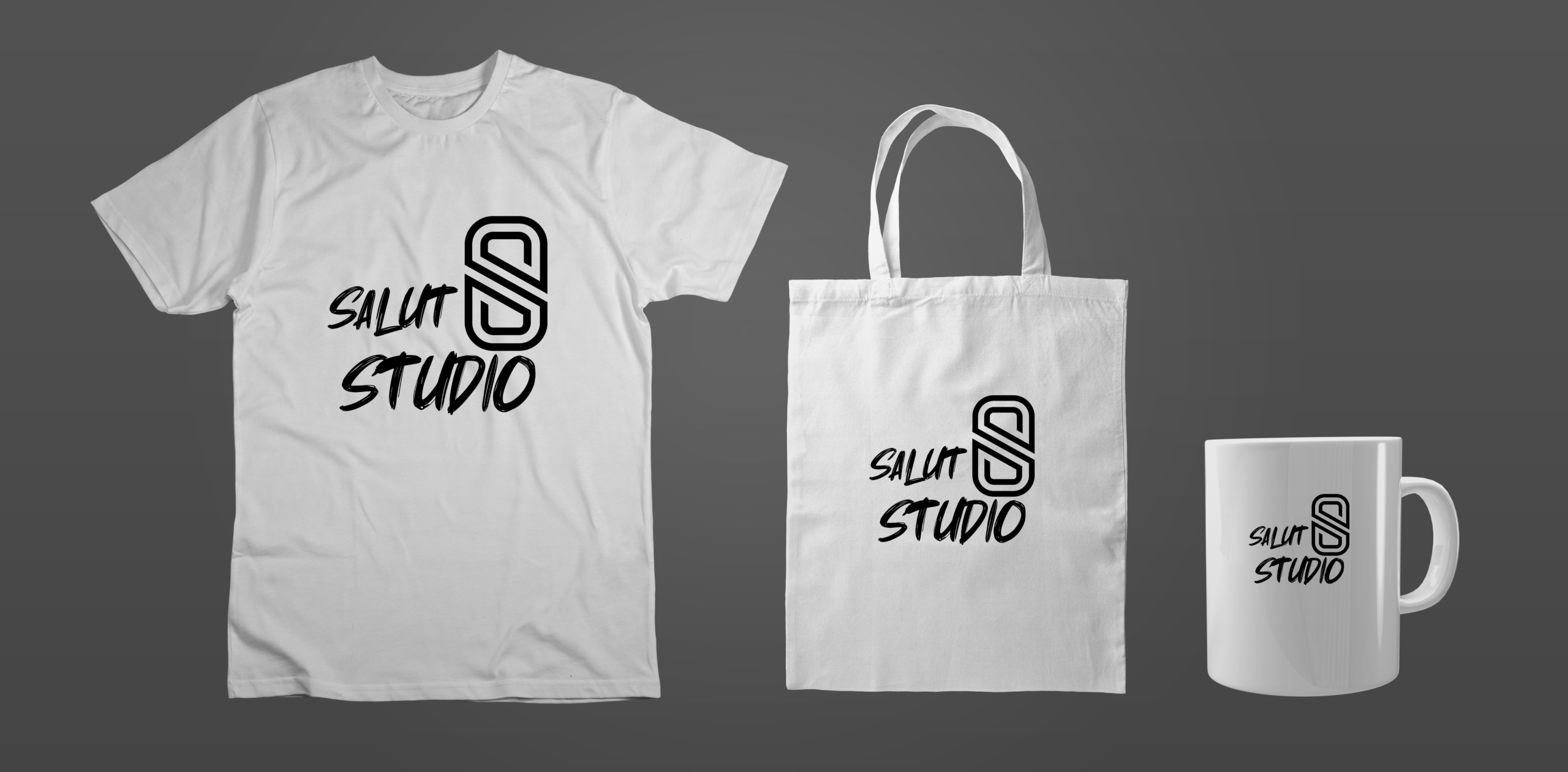 Projects set of white t shirt tote bag and mug mockup